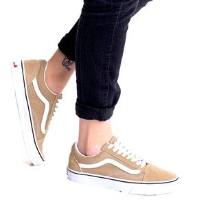 Host Pick! Vans Old Skool Suede Canvas Unisex Shoes in Cornstalk Women’s  Size 10
